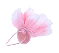 VICASKY Pink Floral Tea Party Head Piece with Large 3d Flower, Comfortable Fit Polyester Headband for Women, Wedding, Photography Props, and Special Occasion Accessories