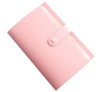 VICASKY Pink Plastic Game Card Collection Album with 240 Card Slots with Improved Lay-flat Effect for Traveling and School Supplies Storage