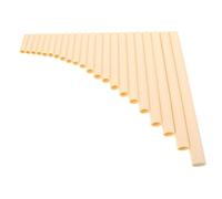 VICASKY Pipe Traditional Pan Flute Lightweight Professional Wind Instrument for Classical Music Teaching and Performances Left Right-handed Ivory White