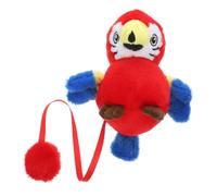 VICASKY Pirate Shoulder Plush Parrot Toy Fun Cosplay Accessory for Boys and Girls Halloween Costumes and Parties Stuffed Animal Shoulder Companion
