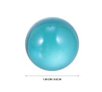 VICASKY Plant Glass Marbles and Fish Tank Glass Marbles for Aquarium Decor, Smooth Crystal Ball Toy 30pcs Set, for Fish Tank Decoration and Plant Display Random Color