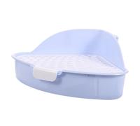 VICASKY Plastic Animal Litter Box Rabbit Toilet Toilet Tray Box Corner Potty Trainer for Bunny and Dutch Pig Training
