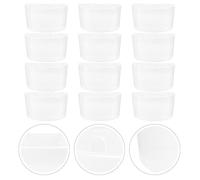 VICASKY Plastic Bird Feeder Food Box Easy to Install and Safe 12pcs with Water Cup Hanging Trough for Birds for Outdoor Garden