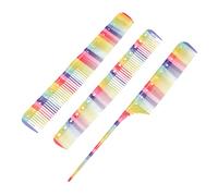 VICASKY Plastic Comb Haircut Comb Rounded Teeth Styling Tool for Wet/dry Hair Random Style