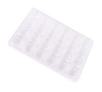 VICASKY Plastic Dispensing Bottles Small Containers for Makeup Samples Cosmetic Jars Lids Travel Jars for Creams for Bead Organizers Made of Plastic Material