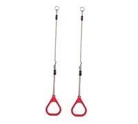 VICASKY Plastic Gymnastic Rings for Workout Accessories with Smooth Grip Full Body Strength Training Equipment for Indoor and Outdoor Use Muscle Activation Tool Random Color