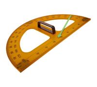 VICASKY Plastic Half Circle Protractor with Handle Design Lightweight and Easy to Carry Measuring Tool for Teachers in Classroom Use