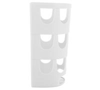 VICASKY Plastic Rabbit Food Dispenser Fixed Hay Rack for Guinea Pigs and Bunnies to Reduce Waste and Promote Healthy Eating White 4.84x3.94x7.87 Inch