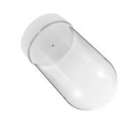 VICASKY Plastic Snow Globe Dome Display Case with Base, Shatterproof Bell Jar Cloche, Dustproof Christmas Flower Display Cover for Eternal Flowers and Home Décor