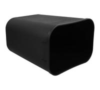 VICASKY Plastic Trash Can Waste Paper Bucket Large Capacity 14L Black for Living Room Office Use