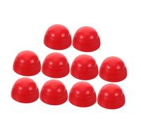 VICASKY Playground Nut and Bolt Covers Plastic Screw Caps Protective Screw End Covers 10pcs Red for Kids Play Area Safety on Slides and Playsets