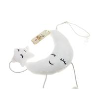 VICASKY Plush Cloud and Moon Wind Chime Music Hanging for Newborns and Soft Sensory Rattle for Cribs Strollers and Prams Stimulates Hearing and Touch Design