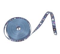 VICASKY Polyester Pet Collar Belt DIY Kitten Leash Harness Making Supplies 1cm Width 4.5m Roll Sturdy Pet Collar Accessory for Custom Cat Harness and Leash Crafting