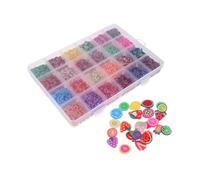 VICASKY Polymer Clay Nail Art Decoration Fruit Slices Tiny Clay for Manicure Nails Manicure Ornaments for Home Crafts