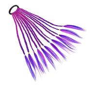 VICASKY Ponytail Extension Hairpiece Wig Hair Ring Hair Accessory for Girls Braided Ponytail Wig Styling for Glamour