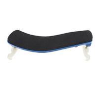 VICASKY Portable Acrylic Violin Shoulder Pad 1/4-1/8 Size Blue Violin Accessory with Rubber Rest for Comfortable Playing Support