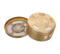 VICASKY Portable and Versatile Use, Elegant Design Copper Moxa Box Burner with Even Heat Distribution Smokeless Moxibustion Accessory for Effective Therapy for Home Use