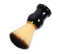 VICASKY Portable Beard Brush for Men with Synthetic Material and Wooden Handle, Foaming Shaving Tool Suitable for Travel and Business, Male Personal Care Supply Random Color