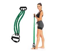 VICASKY Portable Chest Expander with Resistance Dual Purpose Muscle Training Equipment for Adults Lightweight Tpe Fitness Puller for Chest Arms Shoulders Strengthening in
