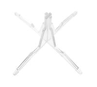 VICASKY Portable Clarinet and Flute Stand Detachable Multi-segment Design Four-legged Stable Support White Plastic Material for Indoor and Outdoor Use