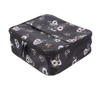 VICASKY Portable Cosmetic Bag for Travel Lightweight Mini Bag Multiple Compartments for Women Makeup Storage and Organization The Go