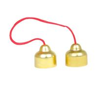 VICASKY Portable Hand Cymbal Bell Copper-plated Musical Instrument for Effortless Play for Parties and Design Rhythm and Musical Skills