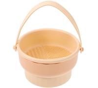 VICASKY Portable Makeup Brush Cleaner Bowl Lightweight Silicone Cosmetic Brush Cleaning Tool for Women Use Compact Design for Home and Travel Practical Choice