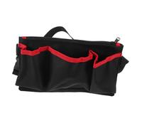 VICASKY Portable Massage Lotion Bottle Organizer Bag Durable Cloth Storage Pouch for Professional Masseurs Multi Pocket Design for Essential Oils Convenient Waist Holder Red Small