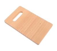 VICASKY Portable Mini Beech Wood Washboard for Laundry and Shoe Washing Educational Teaching Aid to Develop Independence and Motor Skills Compact Handheld Design for S Daily Life