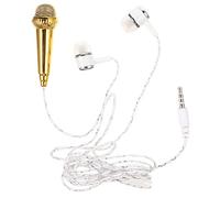 VICASKY Portable Miniature Microphone with Plastic Compact Design No External Power Required for Voice Recording and Interviewing for Video Blogging and Podcasting