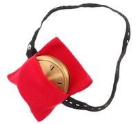 VICASKY Portable Moxibustion Box Set 2pcs Pure Copper Moxa Holder with Screw Lid and Single-Layer Cloth Cover, Anti-Scald Moxa Heat Pack for Home Use and Traditional Therapy Random Color