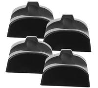 VICASKY Portable Ocarina Holder Stand Black Abs Material Simple Stylish Design 4pcs with Easy to Clean and Anti-tipping Features for 12-hole Ceramic Flute for Ocarina Display