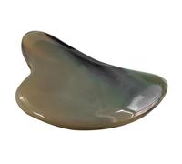 VICASKY Portable Ox Horn Guasha Scraping Massage Tool Multi-Functional Face and Body Scraper Board for Neck Shoulder Arm and Foot Care with Smooth Edges for Relief and Skin Health