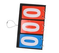 VICASKY Portable PVC Sports Scoreboard Digit Flip Display for Basketball Soccer Table Tennis Football Lightweight Score Keeper for Indoor and Outdoor Games
