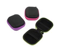 VICASKY Portable Roller Bottles Storage Pouch Sturdy Oxford Cloth Compact Cosmetic Organizer for Travel and Home Drop-Proof Feature for Essential Oils and Nail Polish