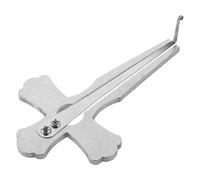 VICASKY Portable Russian Jew's Harp Silver Cross Traditional Handcrafted Mini Jaw Harp with Bright Sound, Folk Music Lamellophone for Music Lovers and Beginners