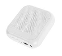 VICASKY Portable Teacher Microphone Amplifier White Mini Voice Amplifier Speaker for Classroom Use Rechargeable Personal Audio System