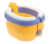 VICASKY Portable Toddler Potty with Foldable Design and Yellow Pp Material, Versatile Travel Potty Seat for Kids, Suitable for Adventure and Home Use, Small-Sized Training Toilet