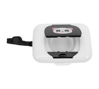 VICASKY Portable Wipes Dispenser Wet Tissue Box Convenient Storage and Pp Material, White Wipe Holder Suitable for Table and Stroller Use, for Mothers and Travel