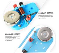 VICASKY Practical Electric Bell Physics Experiment Kit Electromagnet Teaching Instrument for School Science Laboratory Educational Use with Premium and Materials