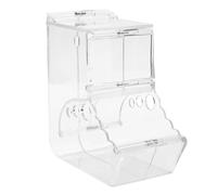 VICASKY Practical Hamster Feeding Bowl with Anti-turning Design for Squirrels, Easy to Clean Plastic Food Holder Suitable for Small Pets
