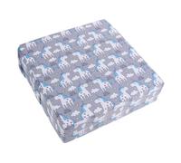 VICASKY Practical Heightening Cushion and Polyester Material High Density Sponge with Removable Cover and Two Straps Easy to Clean for Dining Chairs for Children’s Daily Meals