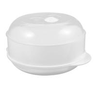 VICASKY Practical Kitchen Steamer Cookware Microwave Oven Steamer with Lid and Drain Basket for Food Preservation and Cooking, Visible Upper Cover for Easy Monitoring