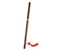 VICASKY Professional Bamboo Clarinet Flute with Precise Tone Holes and Easy Blow, Traditional Chinese Instrument with Fine Bamboo Pattern and Free Membrane Protector Set for Adults