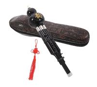 VICASKY Professional Boys and Girls Hulusi Recorder Cupronickel Wind Instrument Ethnic Style Flute for Music Learning Random Color