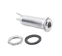 VICASKY Professional Design Electric Guitar Jack Smooth Metal Cylinder Barrel for Guitar Lead