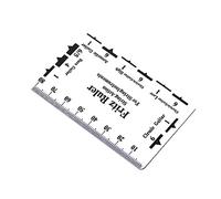 VICASKY Professional Guitar Ruler Portable String Measuring Tool for Accurate String Height Measurement for Guitar Setup and Maintenance for Musicians and Luthiers