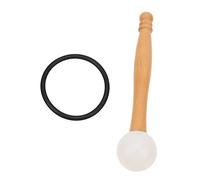 VICASKY Professional Sound Bowl Stick Rubber Striker Mallet with Fine Polishing and Smooth Surface for Singing Bowls Meditation Class Accessory
