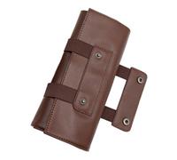 VICASKY PU Leather Hair Stylist Scissor Case Lightweight Compact Holder Pouch for Hairdressers Barbers Salon Tools Storage Easy to Clean Design Random Color