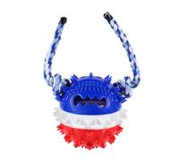 VICASKY Puppy Chew for Dogs Bite Resistant Teeth Pet Plaything for Indoor Outdoor Training Healthy Gums Massage Red Blue